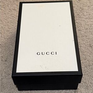 Gucci Black and White Shoe Box